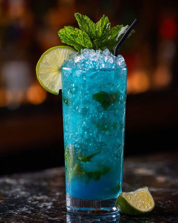 Blue Lagoon Mojito
